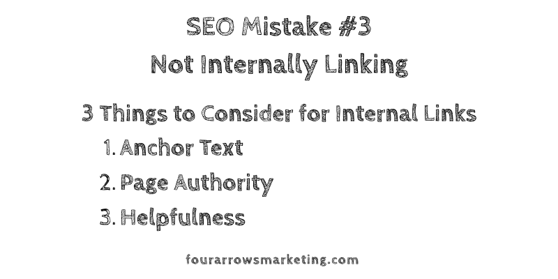 Not internally linking