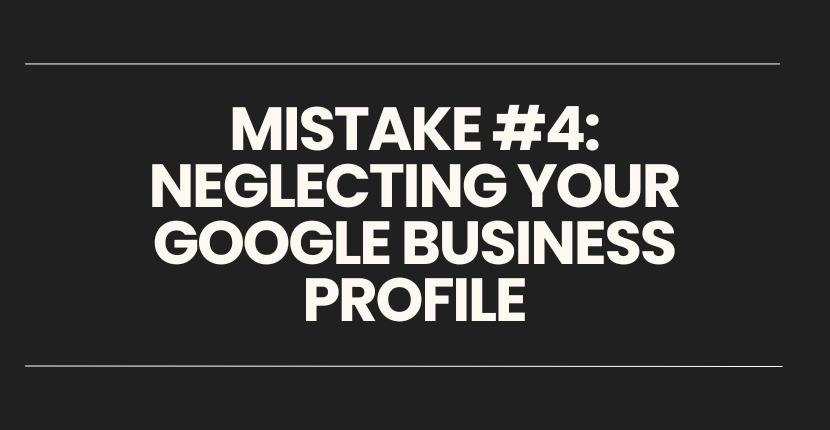 SEO Mistake #4