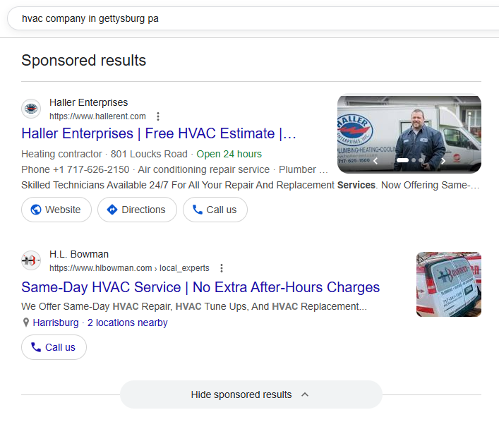 PPC Result in Gettysburg